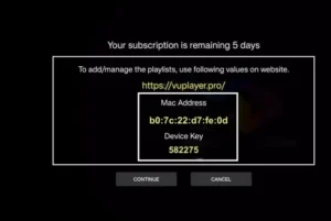 Einstellungen vu Player Pro